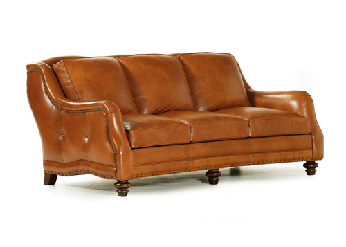 Sun Leather Replica, American Heritage Leather Sofa